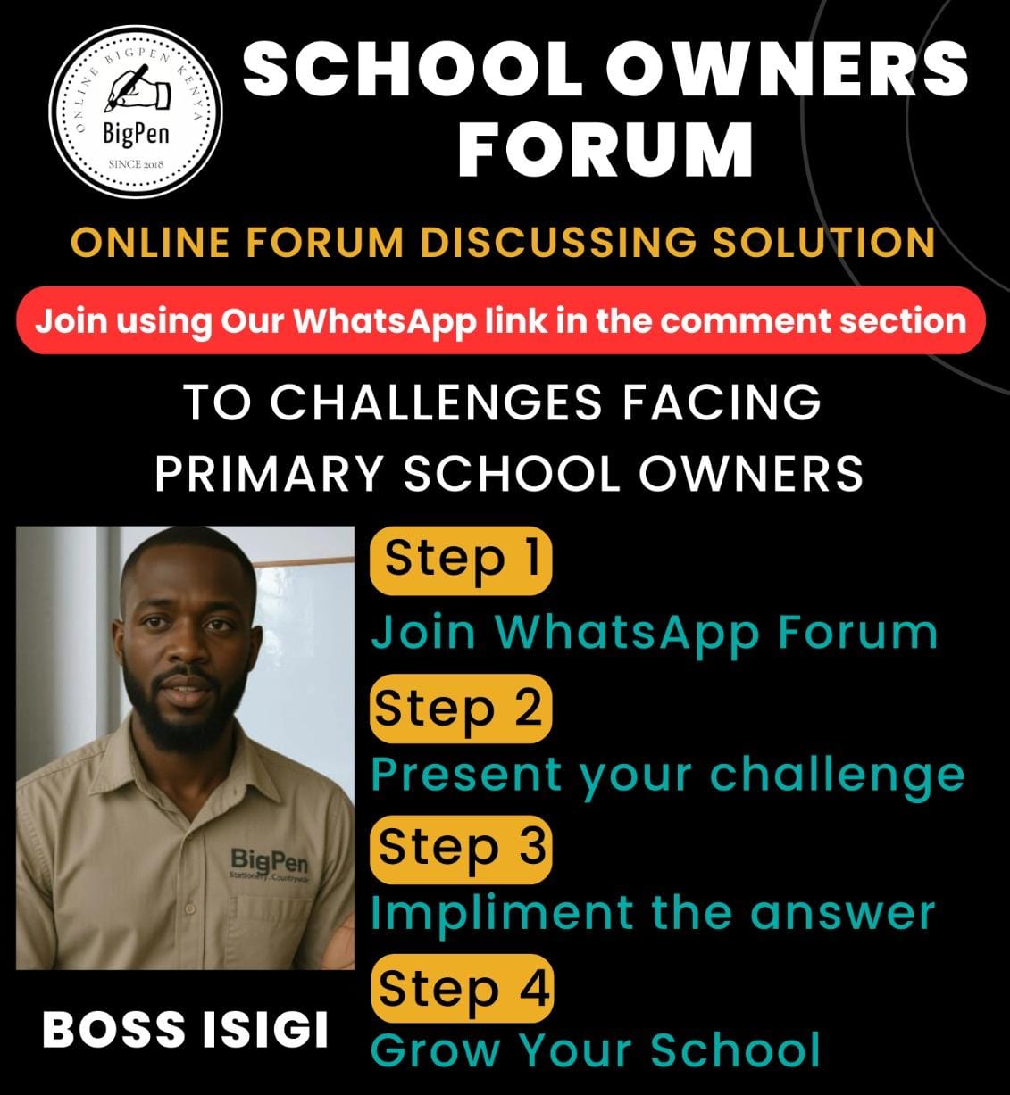 KENYAN • SCHOOL • OWNERS • NETWORK