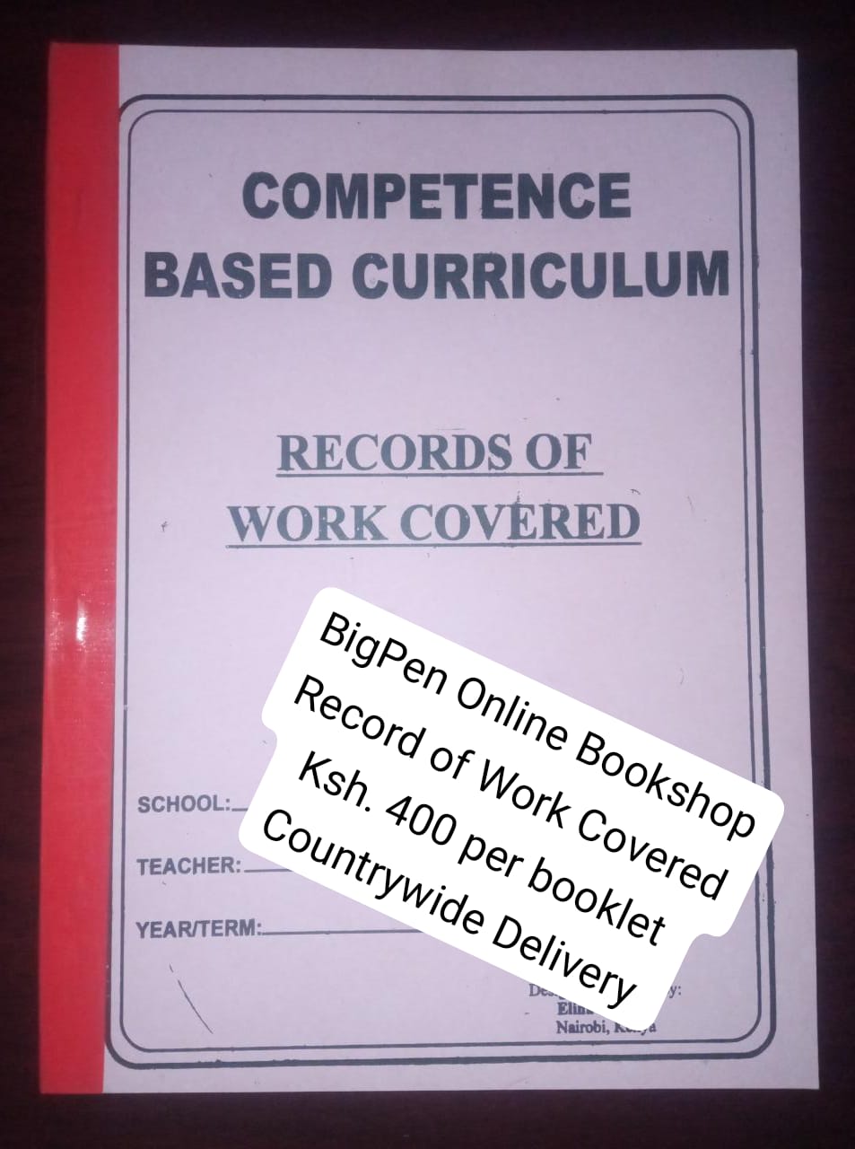 Record of Work Covered