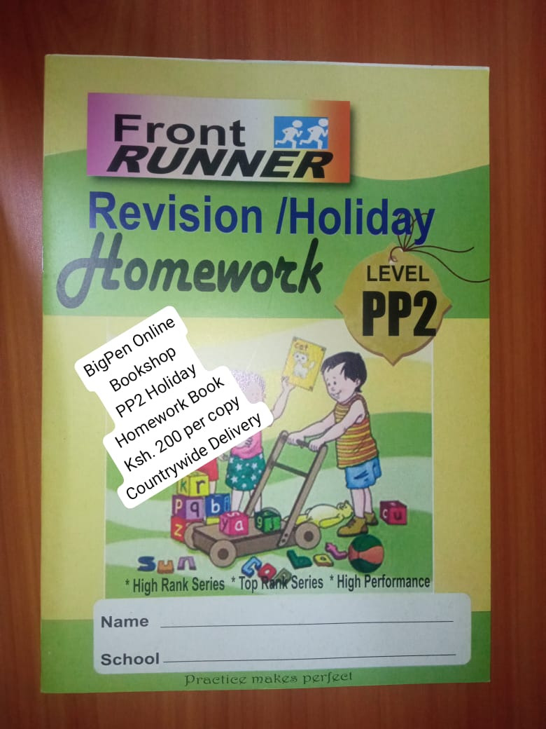 PP2 Holiday Homework Book