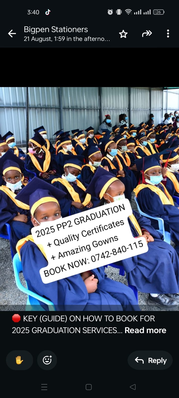 Graduation gowns item 4